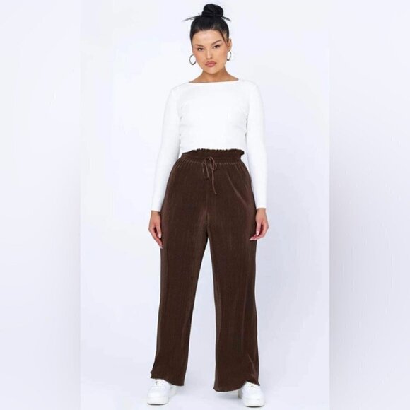 Princess Polly, Ladies Keilan Pants Brown. Size: 4 (US). NIB/NWT - Picture 6 of 9